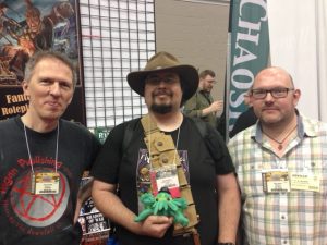 Keeper Dan with Paul & Mike